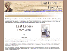 Tablet Screenshot of lastlettersfromattu.com